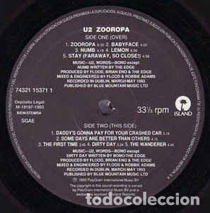 Discos de vinilo: U2 - Zooropa (pack cass, cd, vinilo) de &eacute;poca - Foto 2