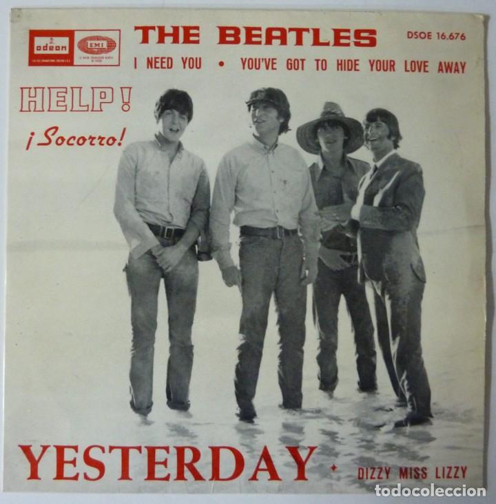 Discos de vinilo: THE BEATLES // YESTERDAY+3 // 1965 // EP - Foto 1