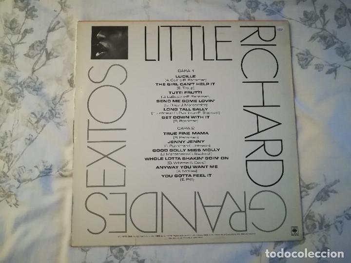 Discos de vinilo: LITTLE RICHARD - GRANDES &Eacute;XITOS (LP) - Foto 2