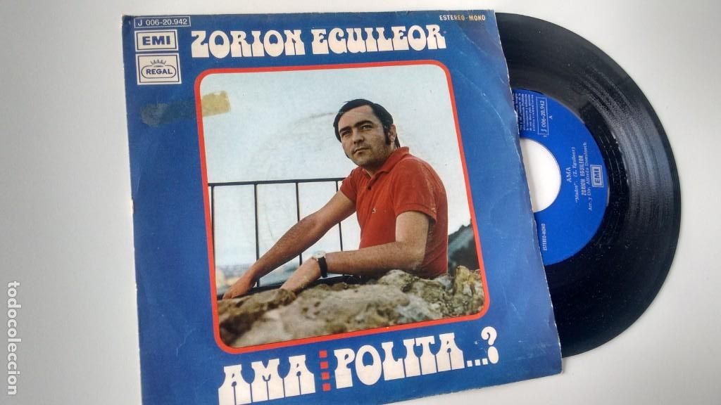 Dischi in vinile: SINGLE  ( VINILO)  -DE  ZORION EGULIEOR A&Ntilde;OS 70