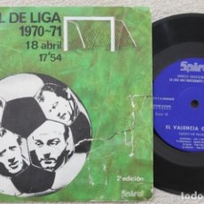 Discos de vinilo: FINAL DE LIGA 1970-71 18 ABRIL SINGLE VINYL MADE IN SPAIN 1971. Lote 200094745