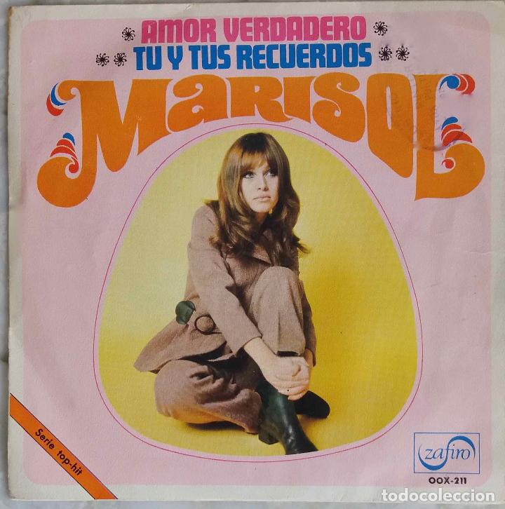 Discos de vinilo: MARISOL, AMOR VERDADERO. SINGLE A&Ntilde;O 1969 - Foto 1
