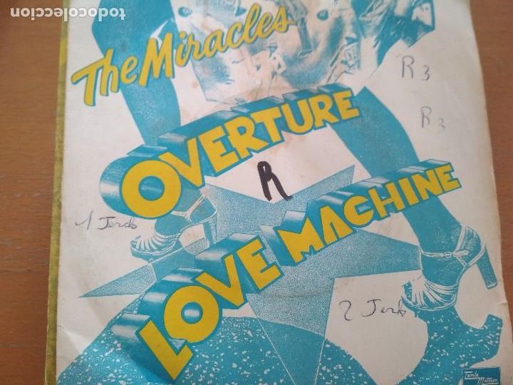 Discos de vinilo: THE MIRACLES OVERTURE LOVE MACHINE SINGLE - Foto 1