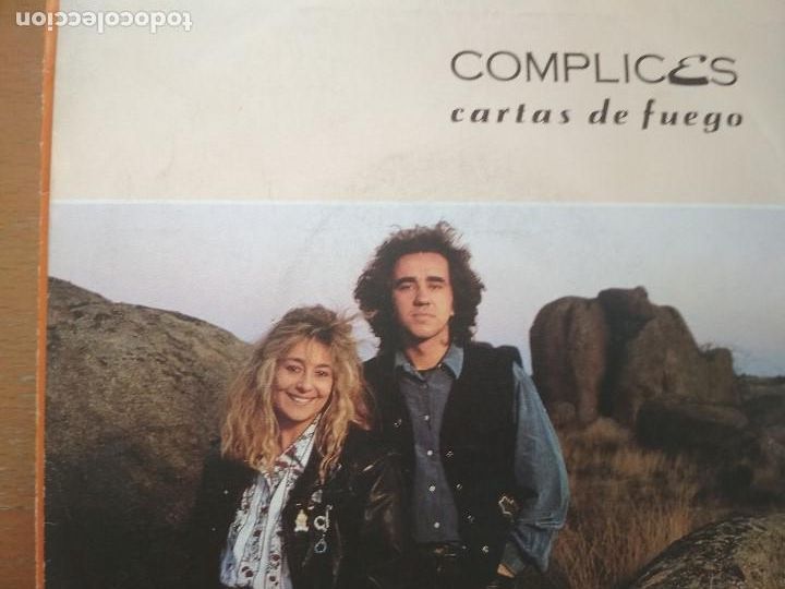 Discos de vinilo: COMPLICES CARTAS DE FUEGO SINGLE - Foto 1