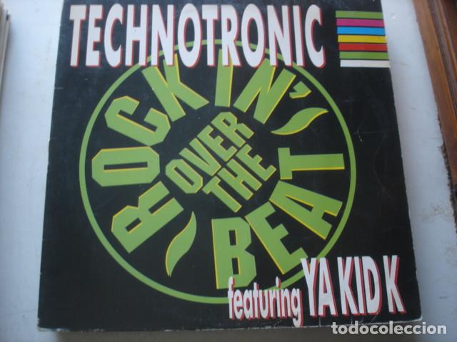 Discos de vinilo: Technotronic Featuring Ya Kid K    Rockin Over The Beat - Foto 1