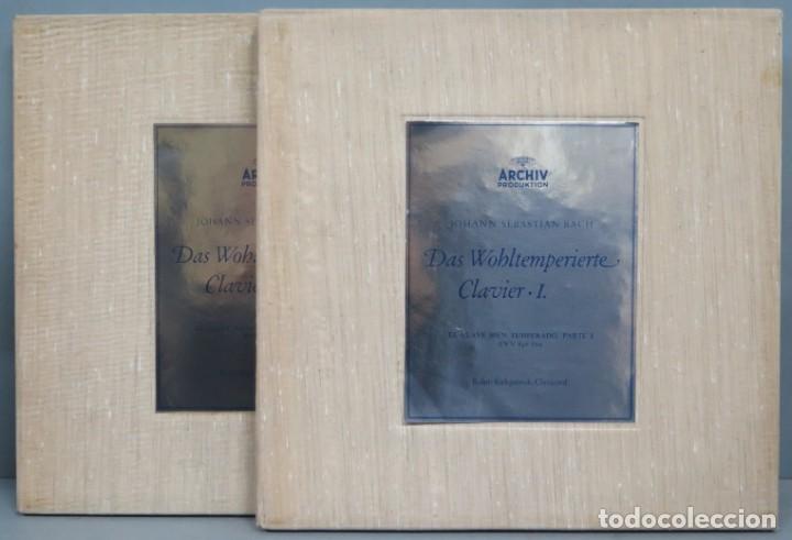 Discos de vinilo: 2 CAJA LP. BACH. EL CLAVE BIEN TEMPERADO - Foto 1