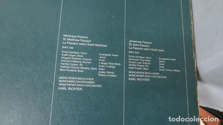 Discos de vinilo: CAJA LP. BACH. PASSIONEN - Foto 2