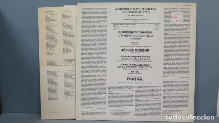 Discos de vinilo: LP. Telemann. Cimarosa. J&oacute;zsef Gregor - Foto 2