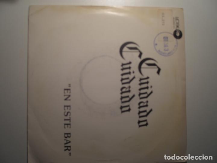 Discos de vinilo: Cuidado, cuidado En este bar / Tarde o temprano 1988 - Foto 1