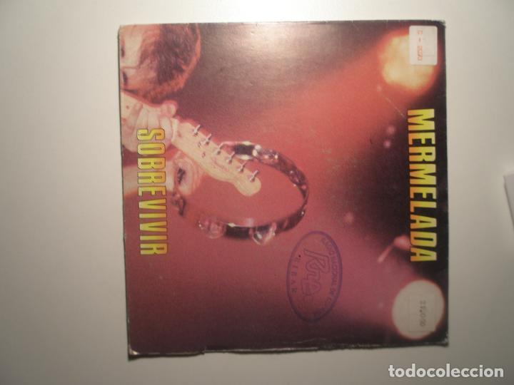 Discos de vinilo: Mermelada Sobrevivir / en la noche 1988 - Foto 1