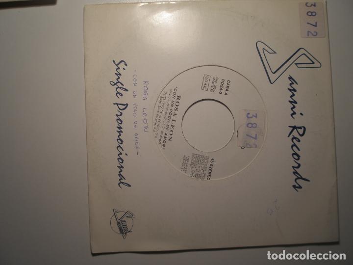 Discos de vinilo: Rosa Le&oacute;n Con un poco de amor 1992 promo - Foto 1