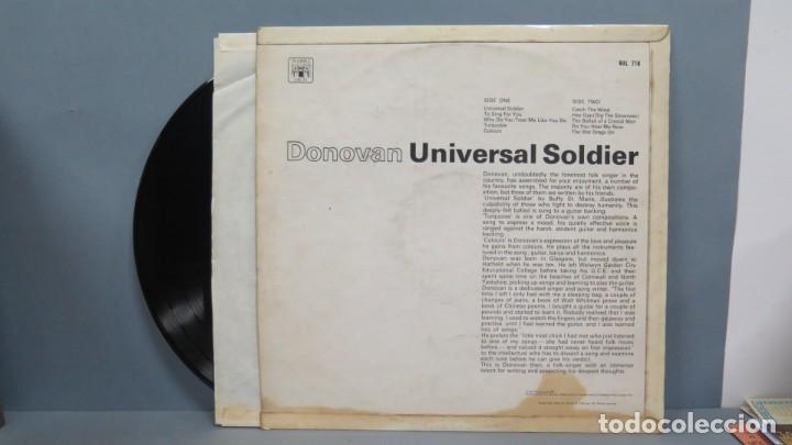 Discos de vinilo: LP. DONOVAN. UNIVERSAL SOLDIER - Foto 2
