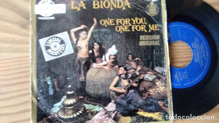 Discos de vinilo: SINGLE ( VINILO) DE LA BIONDA A&Ntilde;OS 70 - Foto 1