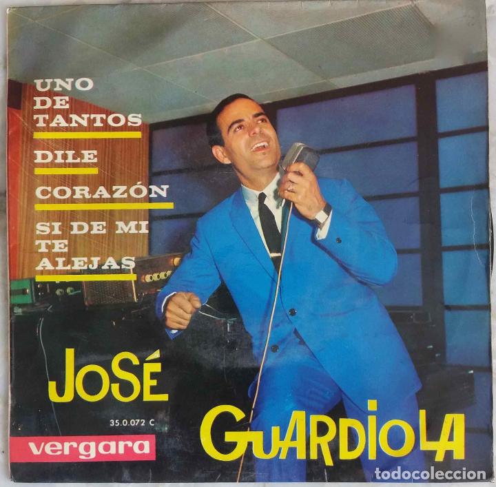 Discos de vinilo: JOSE GUARDIOLA. UNO DE TANTOS. EP - Foto 1