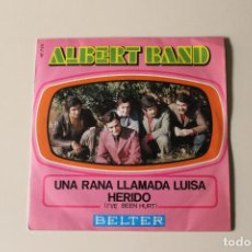 Discos de vinilo: ALBERT BAND, UNA RANA LLAMADA LUISA / HERIDO, BELTER, EJEMPLAR PROMOCIÓN