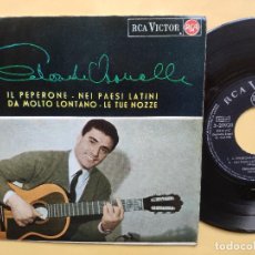 Discos de vinilo: EDOARDO VIANELLO - EP SPAIN PS - EX * IL PEPERONE / NEI PAESI LATINI / DA MOLTO LONTANO / LE TUE NOZ. Lote 200258865