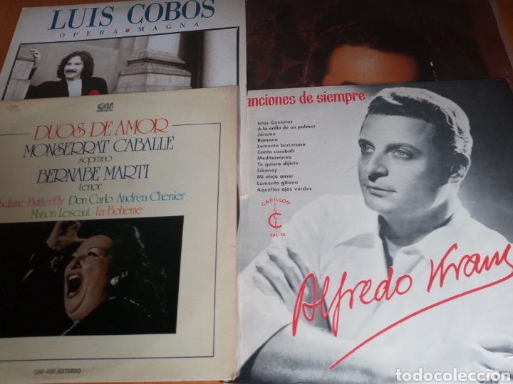 LOTE DISCOS ÓPERA VER FOTOS DE CADA UNO (Música - Discos - LP Vinilo - Clásica, Ópera, Zarzuela y Marchas)