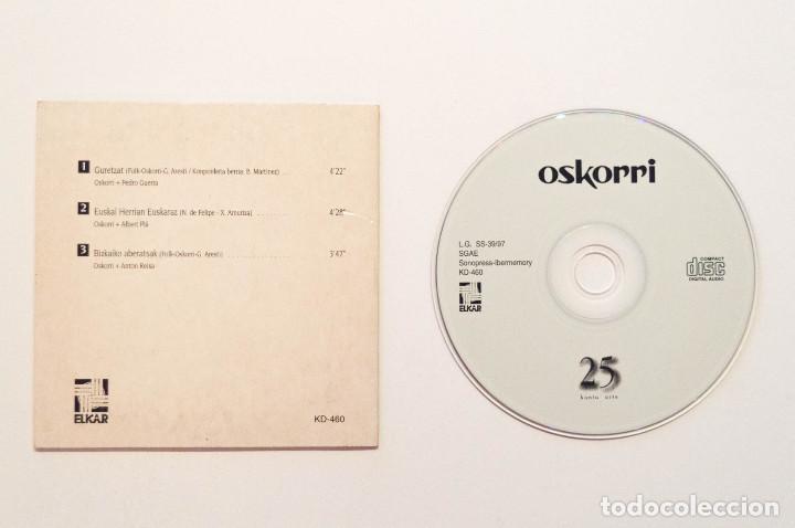 Discos de vinilo: OSKORRI CD SINGLE 25 URTE-KANTA - Foto 2