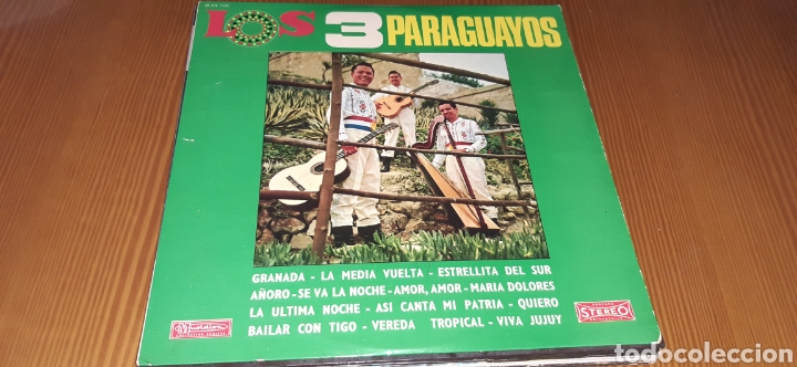 Discos de vinilo: Disco vinilo LP LOS 3 PARAGUAYOS - Foto 1