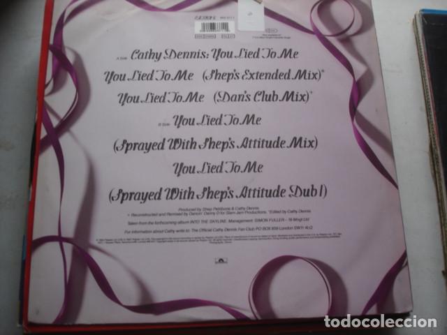 Discos de vinilo: Cathy Dennis    You Lied To Me - Foto 2