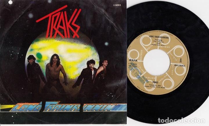 Discos de vinilo: TRAKS - LONG TRAIN RUNNIN  - SINGLE MEXICANO DE VINILO # - Foto 1