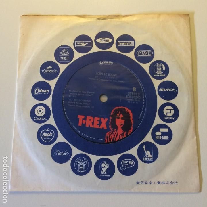 Discos de vinilo: T. Rex &ndash; Solid Gold Easy Action / Born To Boogie JAPON 1972 ODEON* - Foto 4
