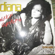 Discos de vinilo: DIANA ROSS - WORKIN OVERTIME LP - ORIGINAL INGLES - EMI RECORDS 1989 - CON FUNDA INT. ORIGINAL -. Lote 200296961