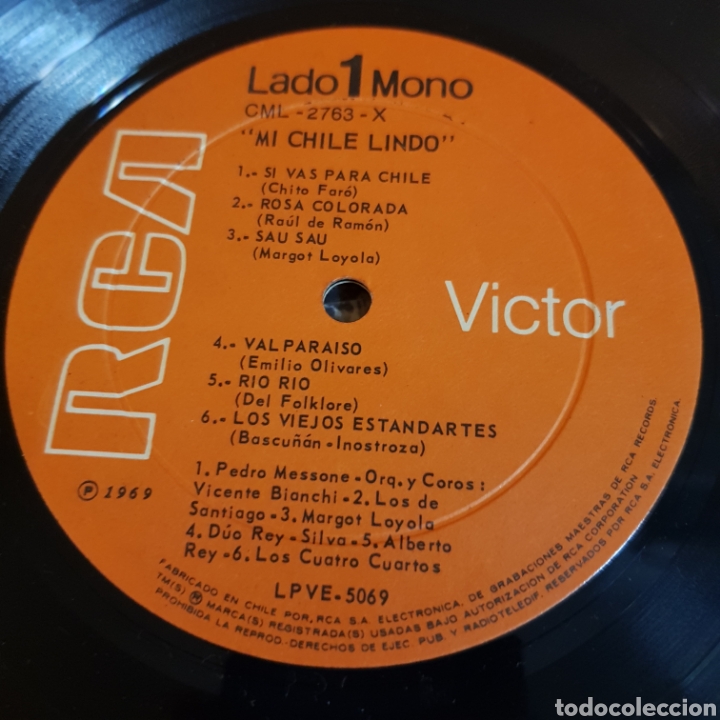 Discos de vinilo: MI CHILE LINDO - Foto 3
