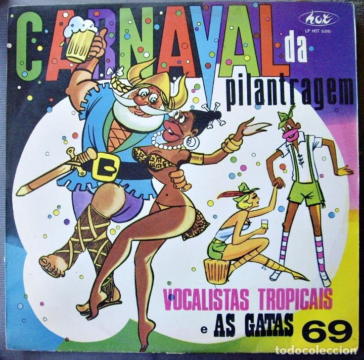 Discos de vinilo: VOCALISTAS TROPICAIS E AS GATAS- CARNAVAL DA PILANTRAGEM -LP VINILO - SAMBA !