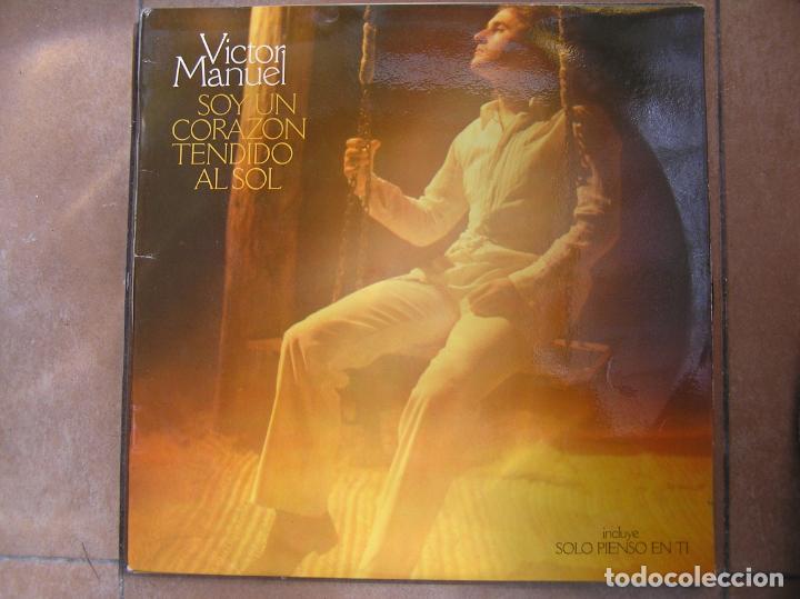Discos de vinilo: V&iacute;ctor Manuel &lrm;&ndash; Soy Un Corazon Tendido Al Sol   - LP  -PRDISCOGS - Foto 1