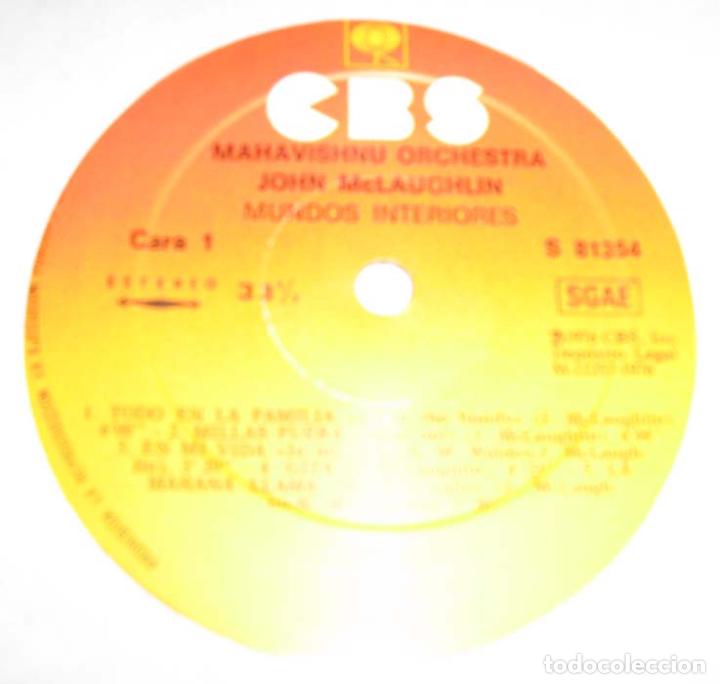 Discos de vinilo: MAHAVISHNU ORCHESTRA - JOHN MCLAUGHLIN - INNER WORLDS - Foto 3