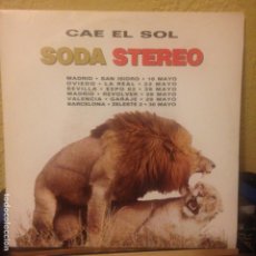 Discos de vinilo: SODA STEREO CAE EL SOL - PROMO SINGLE. Lote 200401202
