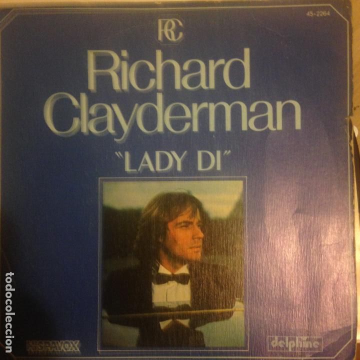 Discos de vinilo: RICHARD CLAYDERMAN LADY DI SINGLE - Foto 1