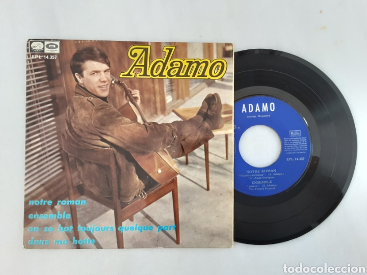 Discos de vinilo: Adamo Ep En bandouliere - Foto 1