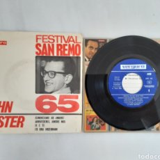 Discos de vinilo: JOHN FOSTER EP FESTIVAL SAN REMO 1965