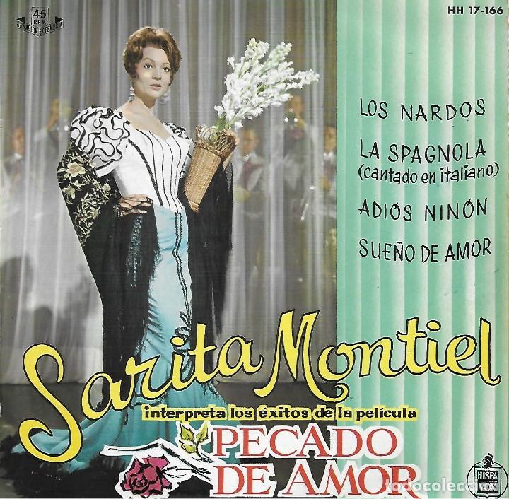Discos de vinilo: SARA MONTIEL. PECADO DE AMOR. EP. - Foto 1