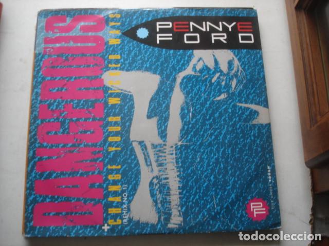 Discos de vinilo: Pennye Ford   Dangerous / Change Your Wicked Ways - Foto 1