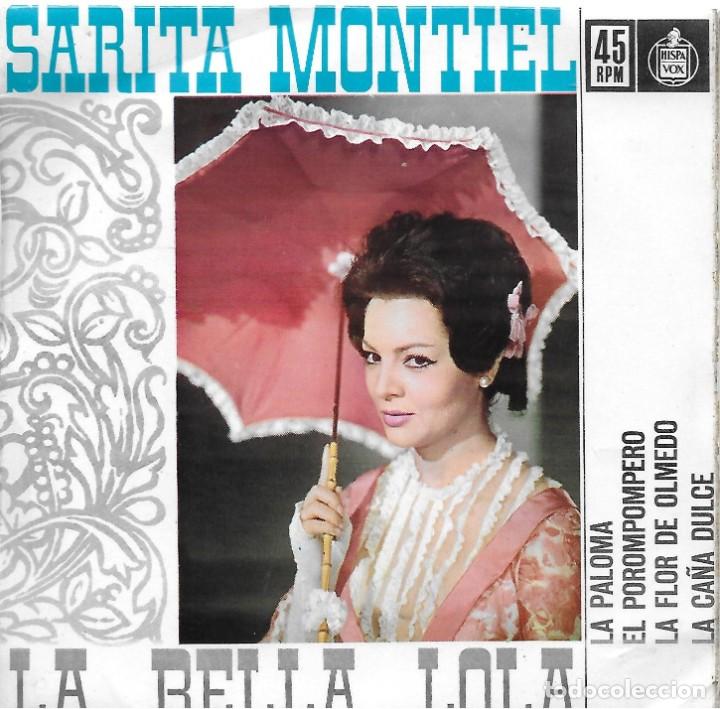 Discos de vinilo: SARA MONTIEL. LA BELLA LOLA. PACK 2 EP&acute;S. - Foto 1