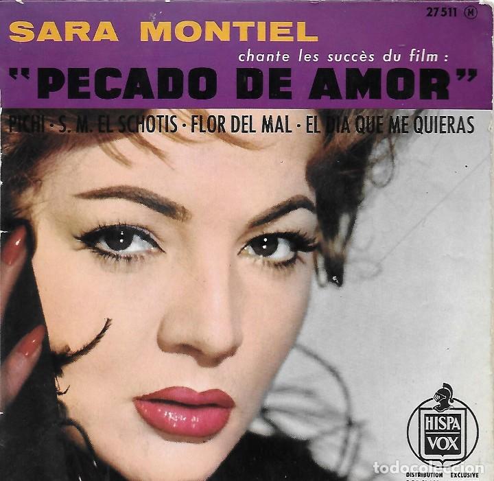 Discos de vinilo: SARA MONTIEL. PECADO DE AMOR. PACK 2 EP&acute;S. - Foto 2