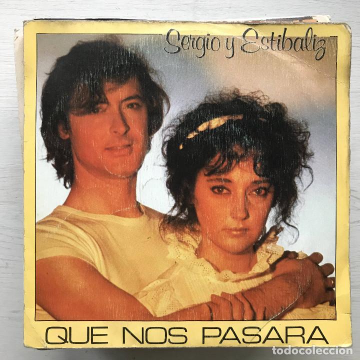 Discos de vinilo: SERGIO Y EST&Iacute;BALIZ - QU&Eacute; NOS PASAR&Aacute;- SINGLE RCA 1983 - Foto 1