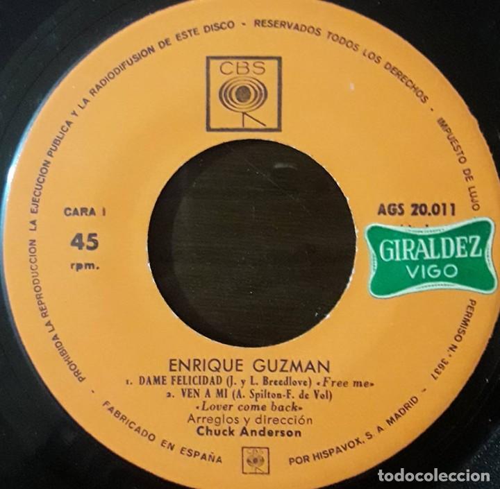 Discos de vinilo: Enrique Guzman&lrm;&ndash; Otra Vez...! - Foto 3