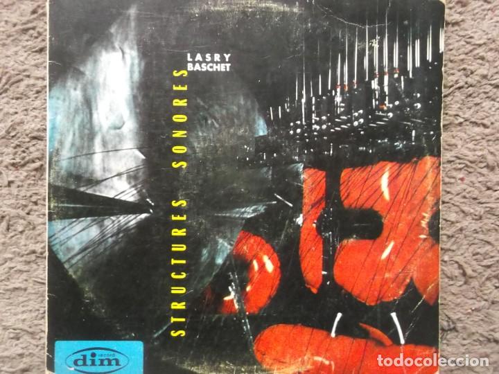 Discos de vinilo: LASRY BASCHET-STRUCTURES SONORES-ORIGINAL ESPA&Ntilde;OL 1968 - Foto 1