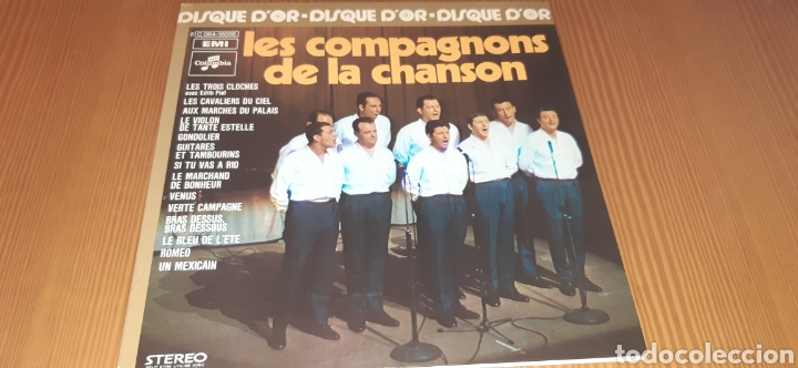 Discos de vinilo: Disco vinilo LP LES COMPAGNONS DE LA CHANSON - Foto 1