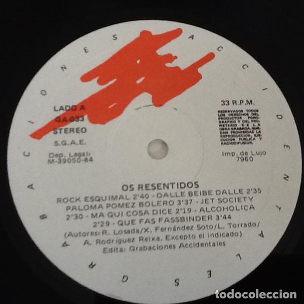 Discos de vinilo: Os Resentidos - Vigo Capital Lisboa - Foto 3