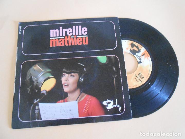 Discos de vinilo: EP MIREILLE MATHIEU. - ADIEU A LA NUIT + 3 - Foto 1