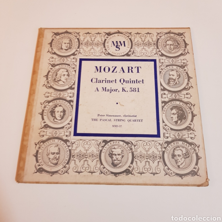 Discos de vinilo: MOZART - CLARINET QUINTET - PETER SIMENAUER ( THE PASCAL STRING QUARTET ) - Foto 1