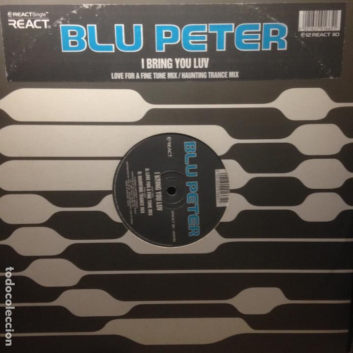 Discos de vinilo: BLU PETER I BRING YOU LUV MAXI React 1994 uk - Foto 1