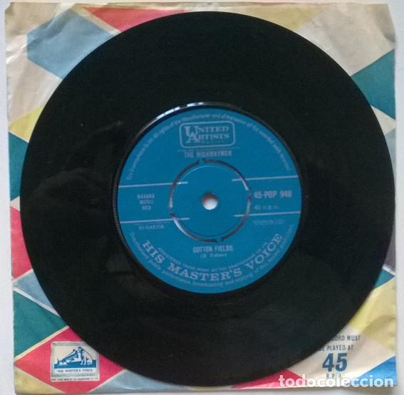 Discos de vinilo: The Highwaymen. The gypsy rover/ Cotton Fields. UA, UK 1961 single - Foto 3 - 200595632