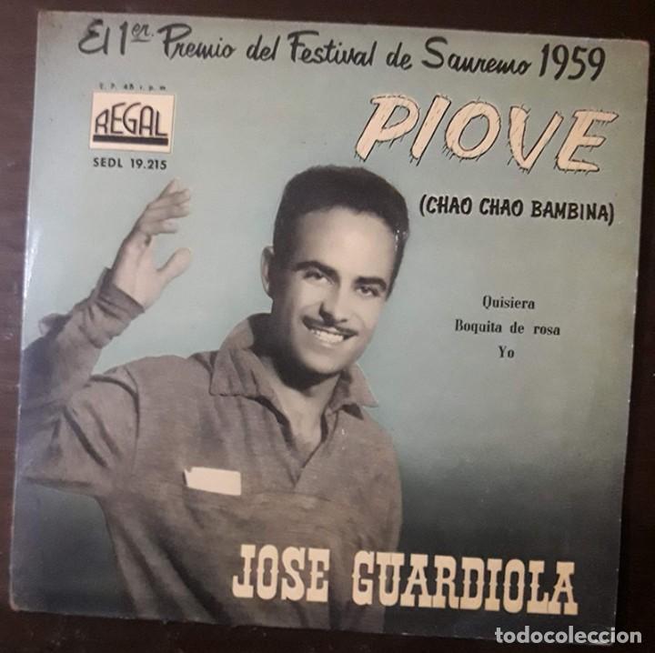 Discos de vinilo: Jos&eacute; Guardiola Y Su Conjunto &lrm;&ndash; Piove - Foto 1