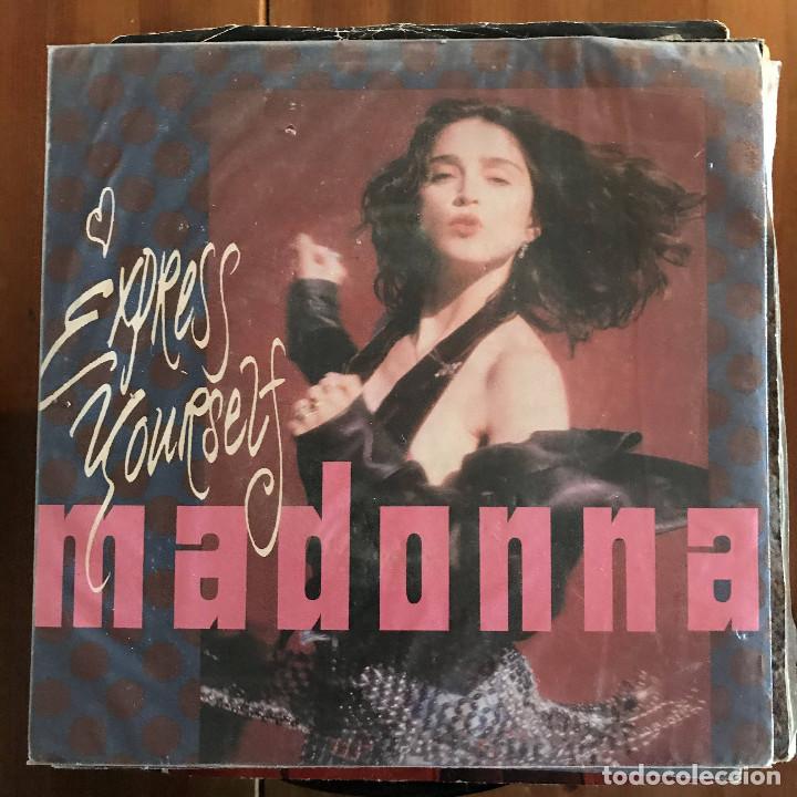 Discos de vinilo: MADONNA - EXPRESS YOURSELF - SINGLE SIRE SPAIN 1989 - Foto 1